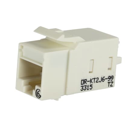 Legrand Ortronics White Cat6 Keystone Jack Lacing Cap KT2J6-88 | Zoro